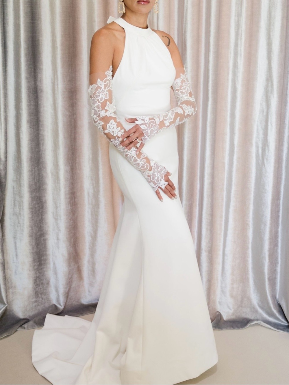 Viktor & Rolf Bridal Gown — Custom Button Detailing & Professional Alterations